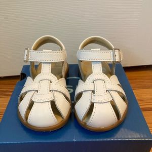Stride Rite white sandals